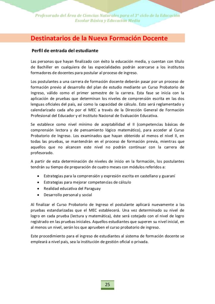 thumbnail of Perfil del Área de Ciencias Naturales para el 3er. Ciclo de la EEB y Media